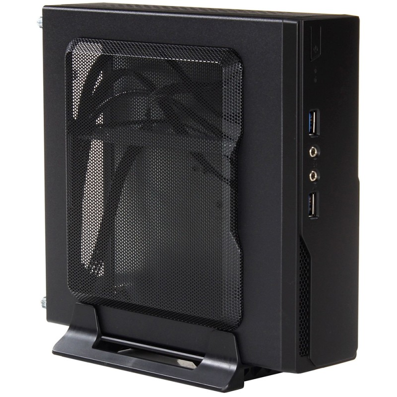 Корпус (компьютерный корпус) Casecom M300-2U3 90W mini-ITX, чёрный