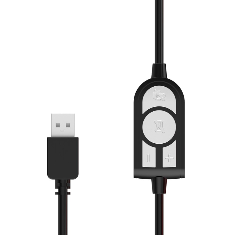 Гарнітура (навушники з мікрофоном) Media-Tech NEMESIS USB чорний-червоний Гарнітура (навушники з мікрофоном) Media-Tech NEMESIS USB чорний-червоний