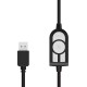 Гарнітура (навушники з мікрофоном) Media-Tech NEMESIS USB чорний-червоний Гарнітура (навушники з мікрофоном) Media-Tech NEMESIS USB чорний-червоний