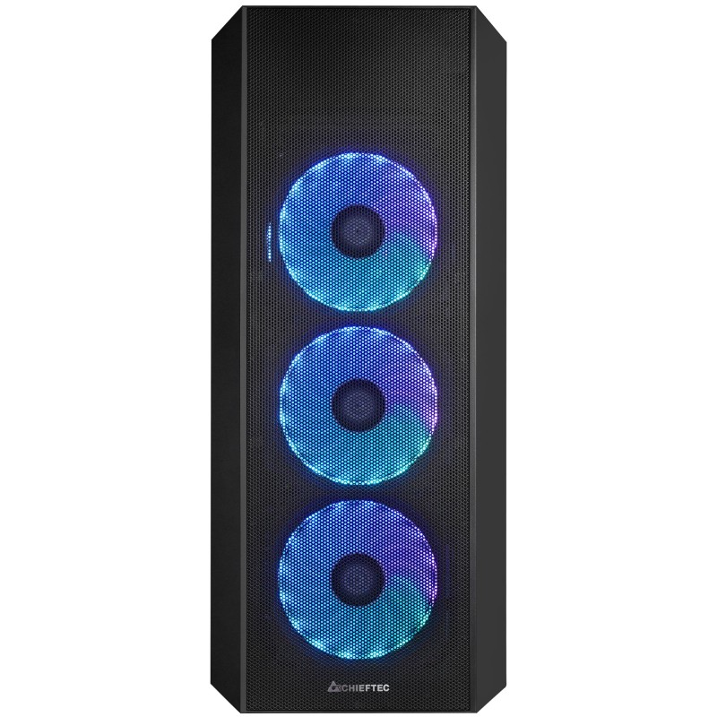 Компьютерный корпус (корпус для ПК) Chieftec SCORPION 4 GL-04B-UC-OP ATX, 4 вентилятора A-RGB Компьютерный корпус (корпус для ПК) Chieftec SCORPION 4 GL-04B-UC-OP ATX, 4 вентилятора A-RGB