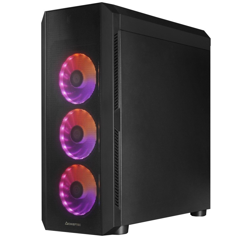 Компьютерный корпус (корпус для ПК) Chieftec SCORPION 4 GL-04B-UC-OP ATX, 4 вентилятора A-RGB Компьютерный корпус (корпус для ПК) Chieftec SCORPION 4 GL-04B-UC-OP ATX, 4 вентилятора A-RGB