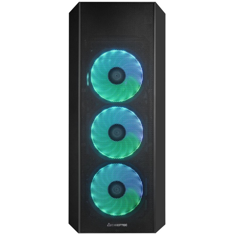 Компьютерный корпус (корпус для ПК) Chieftec SCORPION 4 GL-04B-UC-OP ATX, 4 вентилятора A-RGB Компьютерный корпус (корпус для ПК) Chieftec SCORPION 4 GL-04B-UC-OP ATX, 4 вентилятора A-RGB