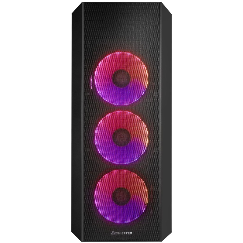 Компьютерный корпус (корпус для ПК) Chieftec SCORPION 4 GL-04B-UC-OP ATX, 4 вентилятора A-RGB Компьютерный корпус (корпус для ПК) Chieftec SCORPION 4 GL-04B-UC-OP ATX, 4 вентилятора A-RGB