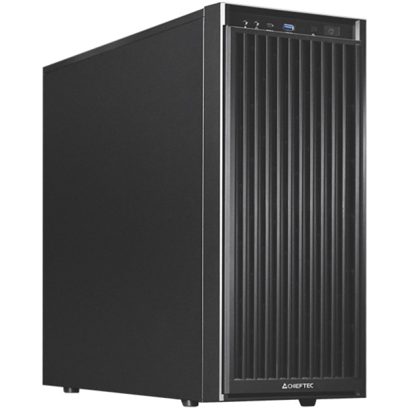 Корпус для ПК (системный блок) Chieftec UNI BW-01B-OP ATX, чёрный, без БП