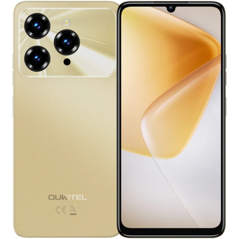 Смартфон (мобильный телефон) Oukitel C6 5G золотистый, 12/512 ГБ
