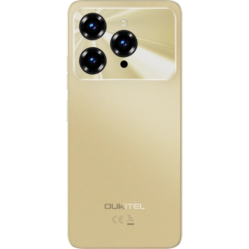 Смартфон (мобильный телефон) Oukitel C6 5G золотистый, 12/512 ГБ