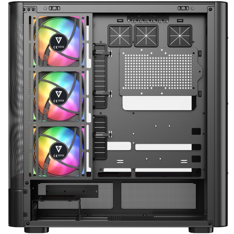 Корпус (компьютерный корпус) Modecom VOLCANO AQ500 ARGB MIDI FRONT LCD 6,2", чёрный, 4 вентилятора Корпус (компьютерный корпус) Modecom VOLCANO AQ500 ARGB MIDI FRONT LCD 6,2", чёрный, 4 вентилятора