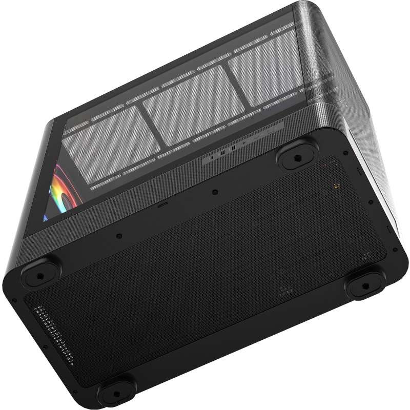 Корпус (компьютерный корпус) Modecom VOLCANO AQ500 ARGB MIDI FRONT LCD 6,2", чёрный, 4 вентилятора Корпус (компьютерный корпус) Modecom VOLCANO AQ500 ARGB MIDI FRONT LCD 6,2", чёрный, 4 вентилятора