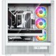 Корпус ПК (компьютерный корпус) Modecom VOLCANO AQ500 ARGB MIDI FRONT LCD 6,2″ белый, 4 вентилятора, без БП Корпус ПК (компьютерный корпус) Modecom VOLCANO AQ500 ARGB MIDI FRONT LCD 6,2″ белый, 4 вентилятора, без БП