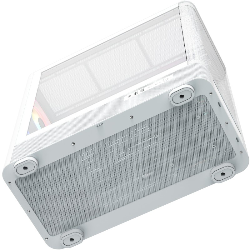 Корпус ПК (компьютерный корпус) Modecom VOLCANO AQ500 ARGB MIDI FRONT LCD 6,2″ белый, 4 вентилятора, без БП Корпус ПК (компьютерный корпус) Modecom VOLCANO AQ500 ARGB MIDI FRONT LCD 6,2″ белый, 4 вентилятора, без БП