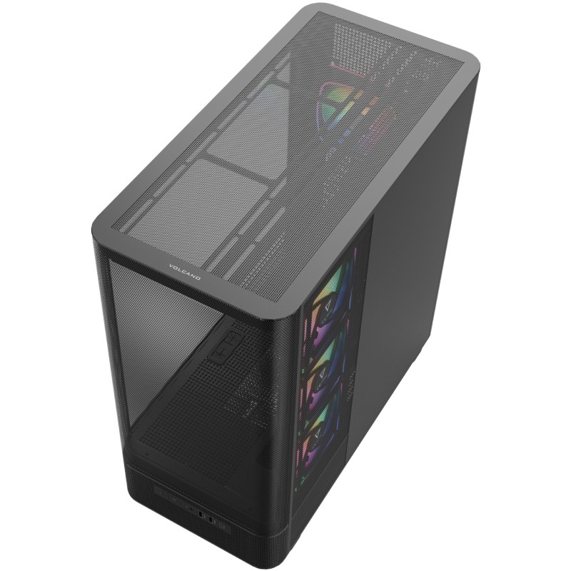 Корпус (компьютерный корпус) Modecom VOLCANO AQ400 ARGB LCD 6,2″, чёрный без БП Корпус (компьютерный корпус) Modecom VOLCANO AQ400 ARGB LCD 6,2″, чёрный без БП