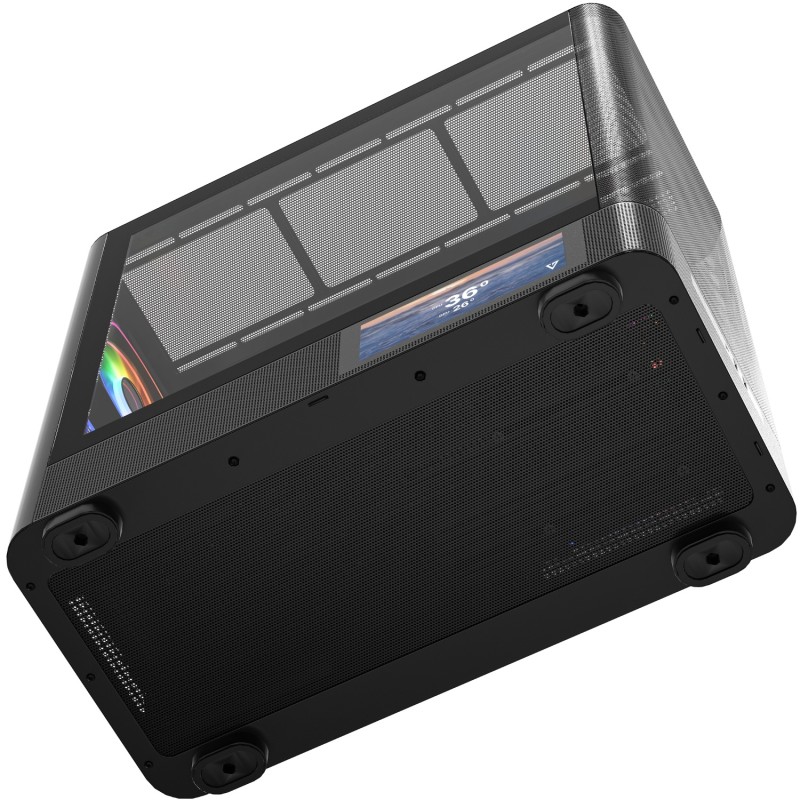 Корпус (компьютерный корпус) Modecom VOLCANO AQ400 ARGB LCD 6,2″, чёрный без БП Корпус (компьютерный корпус) Modecom VOLCANO AQ400 ARGB LCD 6,2″, чёрный без БП