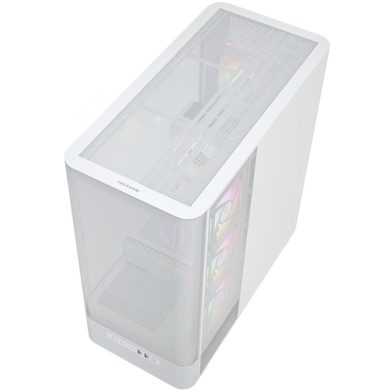 Корпус (компьютерный корпус) Modecom VOLCANO AQ400 ARGB белый с LCD 6,2" Корпус (компьютерный корпус) Modecom VOLCANO AQ400 ARGB белый с LCD 6,2"