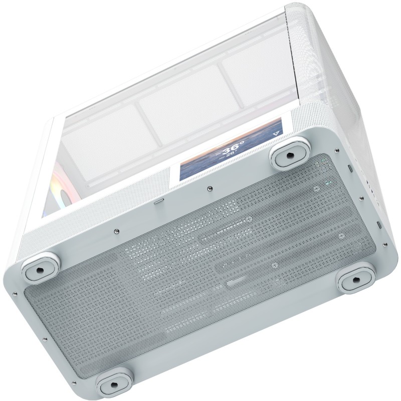 Корпус (компьютерный корпус) Modecom VOLCANO AQ400 ARGB белый с LCD 6,2" Корпус (компьютерный корпус) Modecom VOLCANO AQ400 ARGB белый с LCD 6,2"