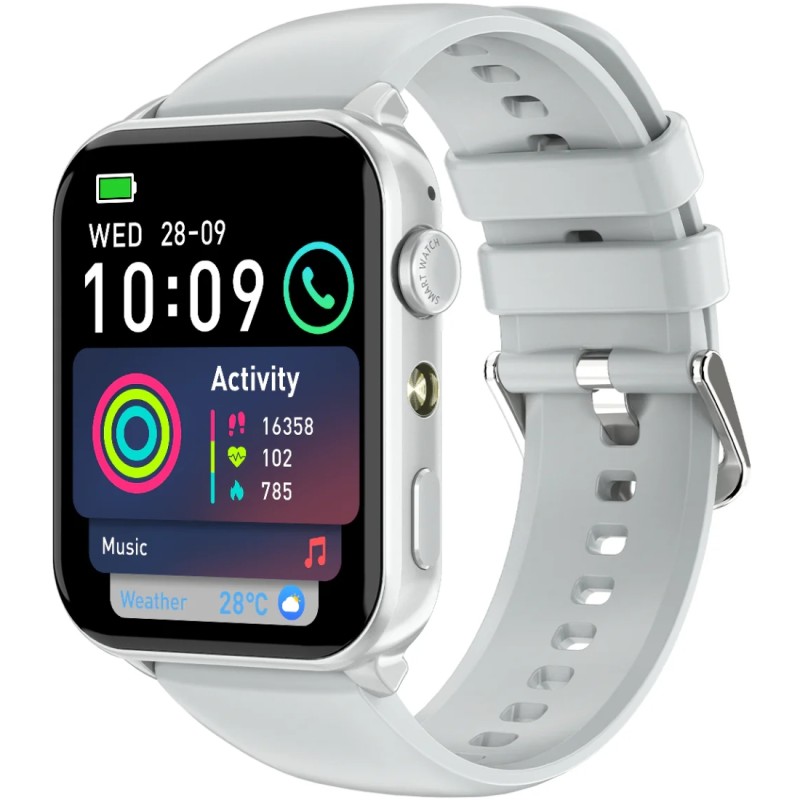 Смартгодинник (розумний годинник) Blackview R30 Max сріблястий