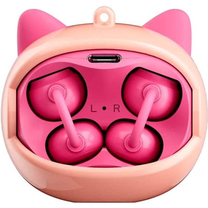 Навушники TWS (бездротові навушники) Blackview AirBuds K1 (Kids) рожеві