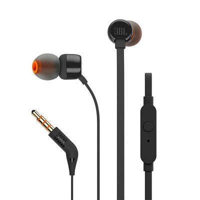 Навушники (вакуумні навушники) JBL T110 чорні Навушники (вакуумні навушники) JBL T110 чорні