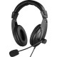 Гарнитура (наушники с микрофоном) Sandberg Saver MiniJack Headset Large чёрная, 3,5 мм