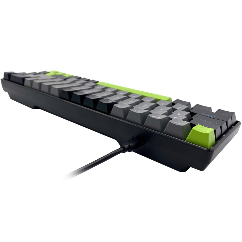 Клавиатура игровая механическая (механическая клавиатура) Media-Tech MT1260 RED CORE MX60 68 клавиш