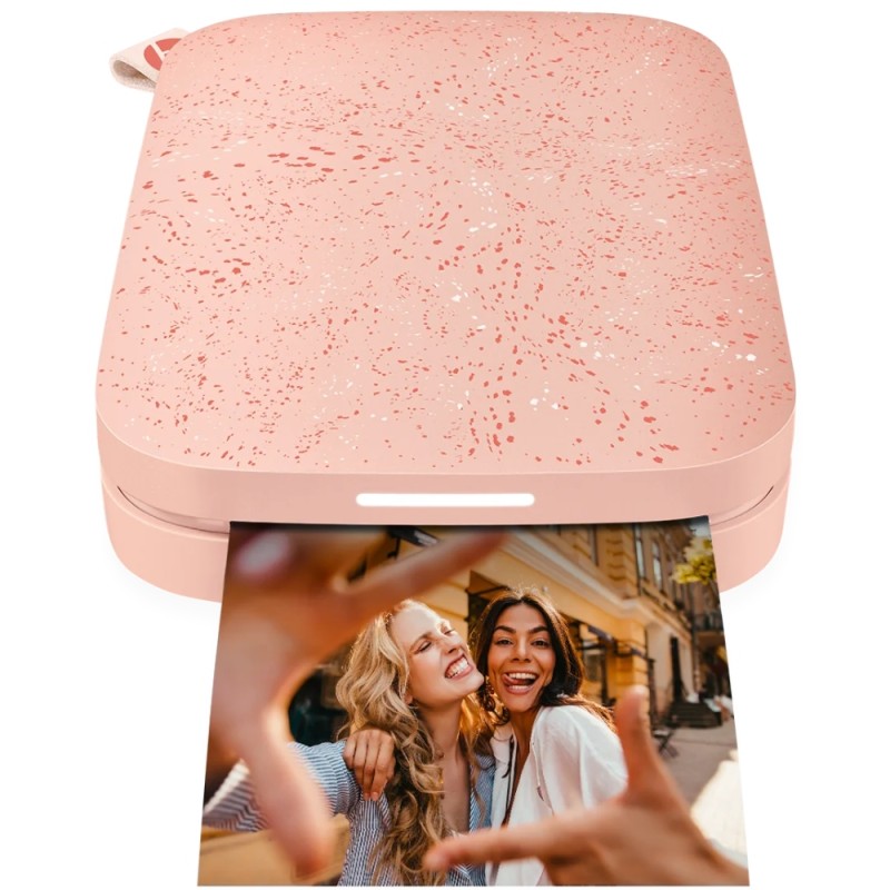 Фотопринтер (портативный фотопринтер) HP Sprocket 2×3 дюйма, розовый