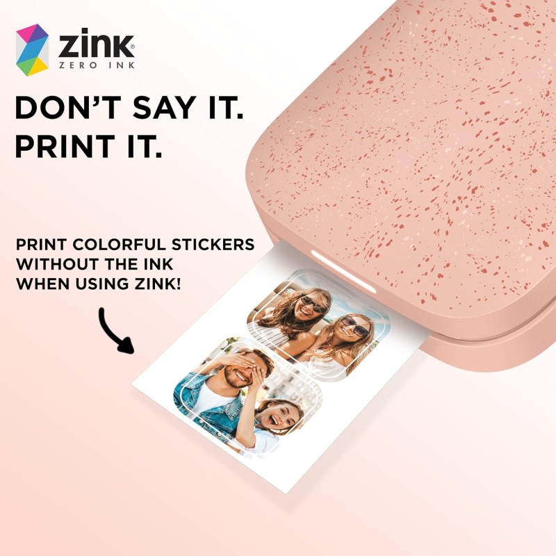 Фотобумага (фотонаклейки) HP CutOut Sticker Zink 2x3, 30 листов