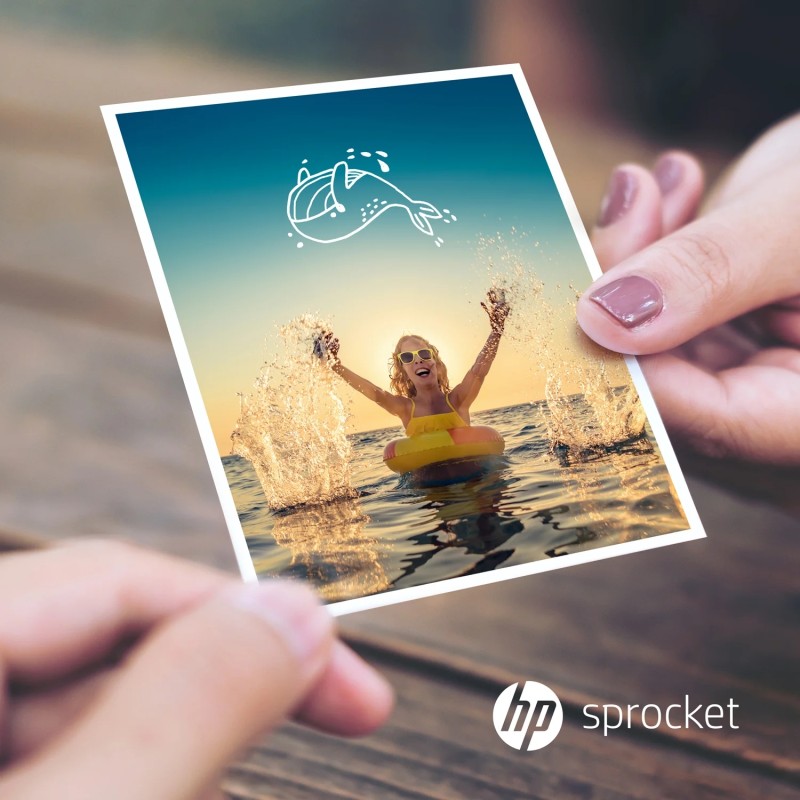 Фотопапір (папір для фотодруку) HP Sprocket Zink 3.5"x4.25" 20 листів