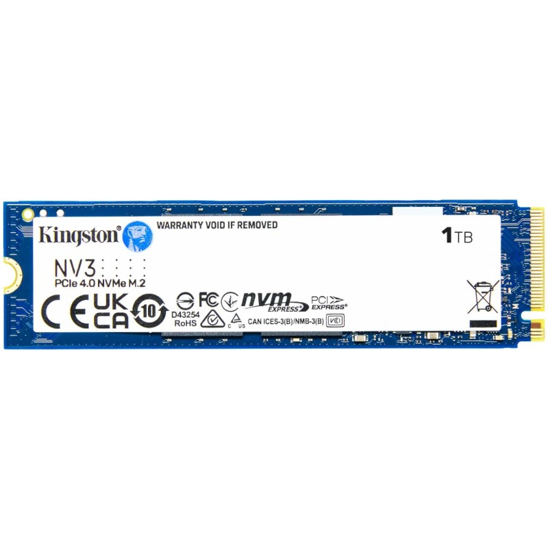 SSD-накопичувач (твердотільний диск) Kingston NV3 M.2 PCIe 4.0 x4, 1 ТБ