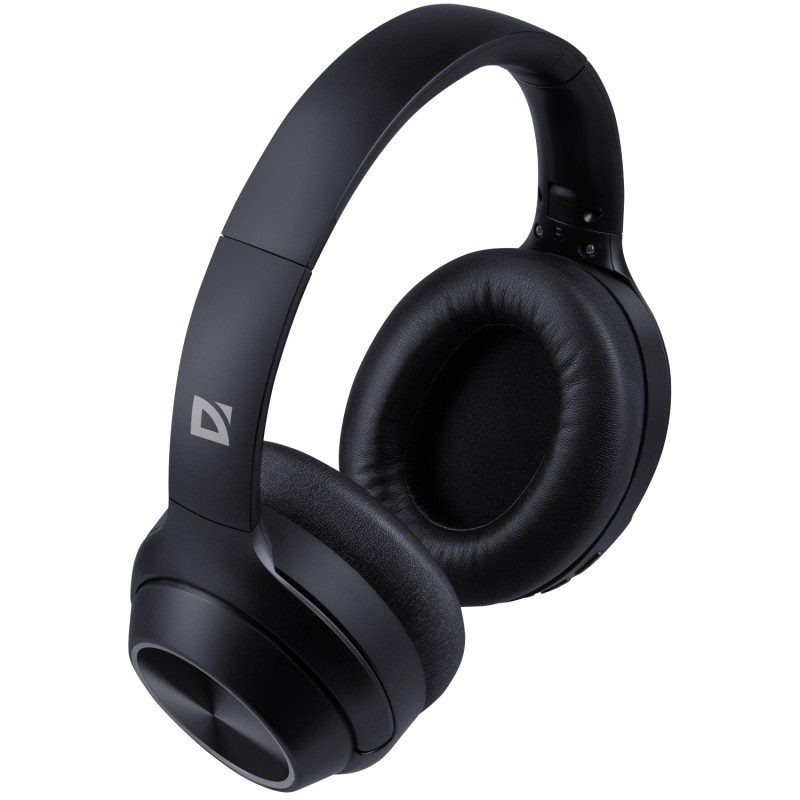 Гарнитура (наушники) Defender FreeMotion B1020 Bluetooth, ANC, чёрная Гарнитура (наушники) Defender FreeMotion B1020 Bluetooth, ANC, чёрная