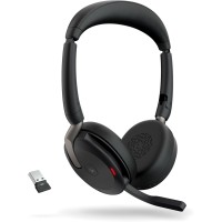 Гарнітура (навушники з мікрофоном) Jabra Evolve2 65 Flex MS USB-A Stereo чорна
