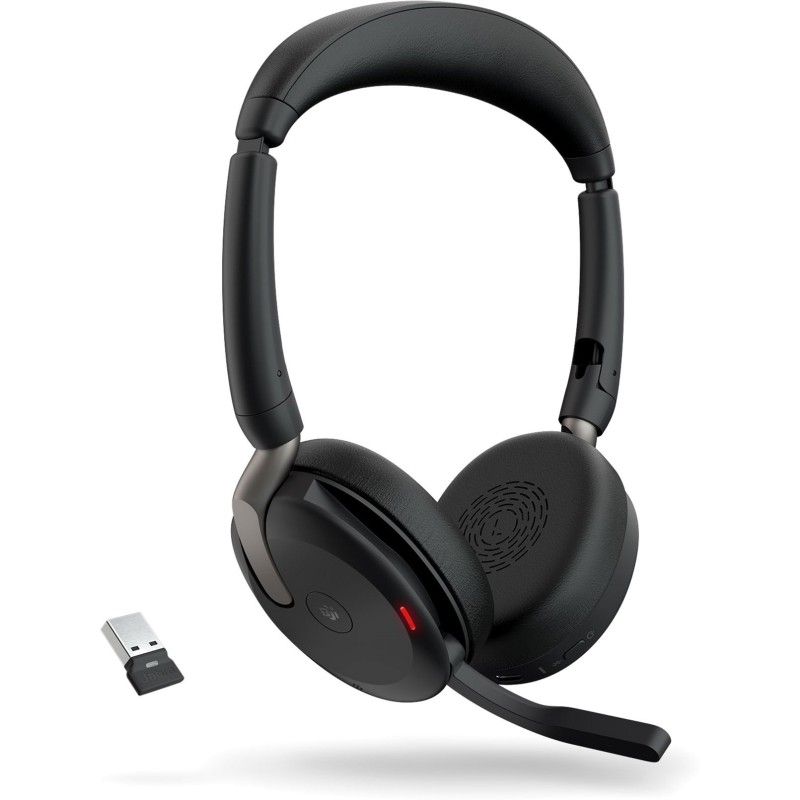 Гарнітура (навушники з мікрофоном) Jabra Evolve2 65 Flex MS USB-A Stereo чорна