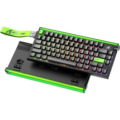 Клавіатура ігрова магнітна Attack Shark R85 HE 79кл. RGB, USB-C, Magnetic Switch Green Клавіатура ігрова магнітна Attack Shark R85 HE 79кл. RGB, USB-C, Magnetic Switch Green