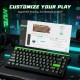 Клавіатура ігрова магнітна Attack Shark R85 HE 79кл. RGB, USB-C, Magnetic Switch Green Клавіатура ігрова магнітна Attack Shark R85 HE 79кл. RGB, USB-C, Magnetic Switch Green