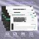 Клавіатура ігрова механічна Attack Shark X820 Ultra 81кл. RGB, Wireless, Gift Axis White Клавіатура ігрова механічна Attack Shark X820 Ultra 81кл. RGB, Wireless, Gift Axis White
