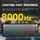 Клавіатура ігрова магнітна Attack Shark X68 Pro HE 66кл. RGB, Wireless, Moonlit Night Клавіатура ігрова магнітна Attack Shark X68 Pro HE 66кл. RGB, Wireless, Moonlit Night