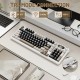 Клавіатура ігрова механічна Attack Shark X98 Pro 99кл. RGB, Wireless, TFT disp., Cheese white Клавіатура ігрова механічна Attack Shark X98 Pro 99кл. RGB, Wireless, TFT disp., Cheese white