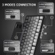 Клавіатура ігрова механічна Attack Shark X85 82кл. RGB,Wireless, White Jade перемикачі Moonlit Night Клавіатура ігрова механічна Attack Shark X85 82кл. RGB,Wireless, White Jade перемикачі Moonlit Night
