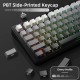 Клавіатура ігрова механічна Attack Shark X85 82кл. RGB,Wireless, White Jade перемикачі Moonlit Night Клавіатура ігрова механічна Attack Shark X85 82кл. RGB,Wireless, White Jade перемикачі Moonlit Night