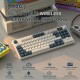 Клавіатура ігрова механічна Attack Shark K86 87кл.RGB, Wireless, TFT disp, Blue Whale Switch Клавіатура ігрова механічна Attack Shark K86 87кл.RGB, Wireless, TFT disp, Blue Whale Switch