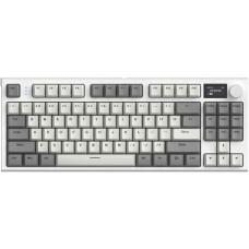 Клавіатура ігрова механічна Attack Shark K86 87кл.RGB,Wireless, Business Gray