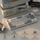 Клавіатура ігрова механічна Attack Shark K86 87кл.RGB,Wireless, Business Gray Клавіатура ігрова механічна Attack Shark K86 87кл.RGB,Wireless, Business Gray