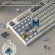 Клавіатура ігрова механічна Attack Shark K86 87кл.RGB,Wireless, Business Gray Клавіатура ігрова механічна Attack Shark K86 87кл.RGB,Wireless, Business Gray