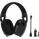 Ігрова гарнітура (геймерські навушники) Attack Shark L90 Wireless чорна, 3 режими