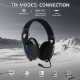 Ігрова гарнітура (геймерські навушники) Attack Shark L90 Wireless чорна, 3 режими