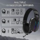 Ігрова гарнітура (геймерські навушники) Attack Shark L90 Wireless чорна, 3 режими