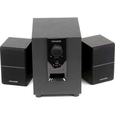 Акустична система для ПК (комп'ютерні колонки) Microlab M-106 2.1, чорна, 10 Вт