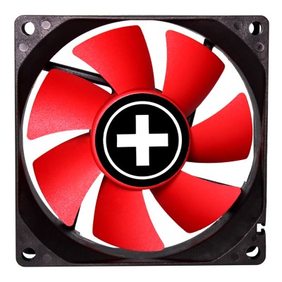 Вентилятор для корпуса (корпусный кулер) Xilence XPF80.R 80 мм Red/Black Вентилятор для корпуса (корпусный кулер) Xilence XPF80.R 80 мм Red/Black