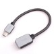 Переходник USB Type-C (OTG-кабель) China 0,2 м, оплётка