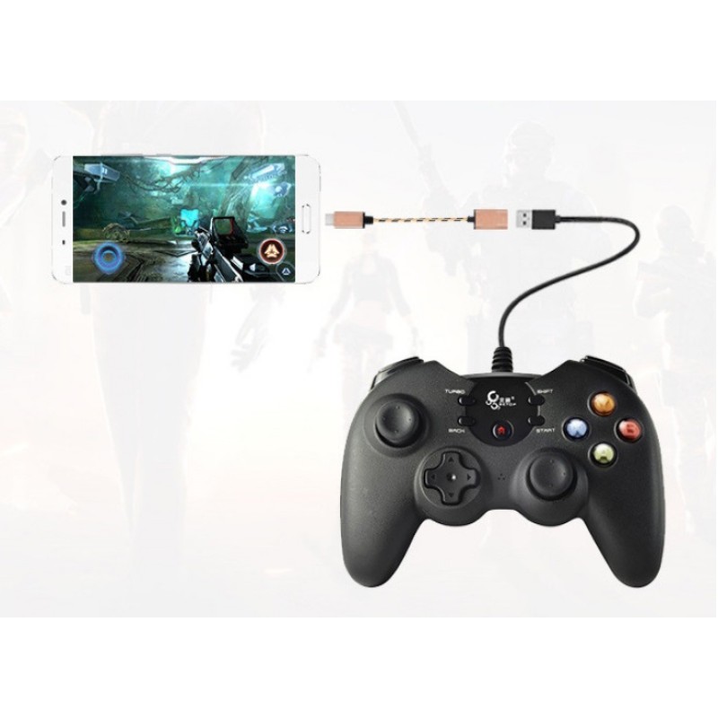 Переходник USB Type-C (OTG-кабель) China 0,2 м, оплётка