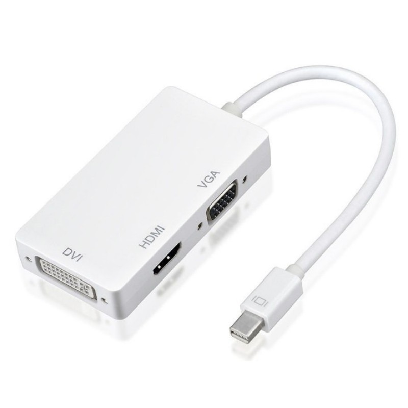 Перехідник mini DisplayPort (адаптер) China HDMI/VGA/DVI, FHD 1080p Перехідник mini DisplayPort (адаптер) China HDMI/VGA/DVI, FHD 1080p