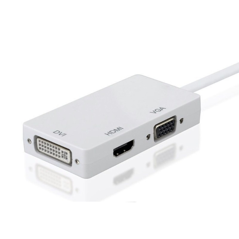 Перехідник mini DisplayPort (адаптер) China HDMI/VGA/DVI, FHD 1080p Перехідник mini DisplayPort (адаптер) China HDMI/VGA/DVI, FHD 1080p